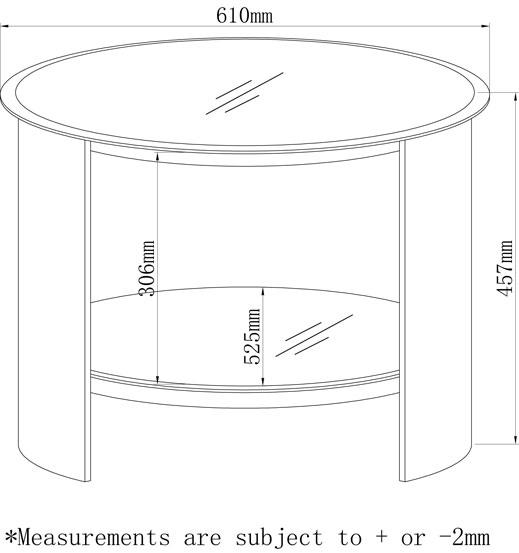 Round Lamp Table