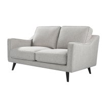 Darius Linen Fabric 2 Seater Sofa In Greige