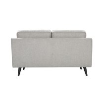 Darius Linen Fabric 2 Seater Sofa In Greige