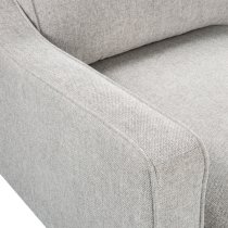 Darius Linen Fabric 2 Seater Sofa In Greige