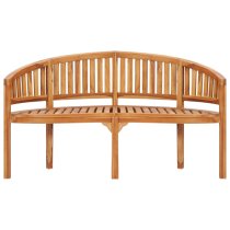 Ivan Banana Shape Garden Seating Bench Medium In Natural