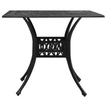 Charlton Aluminium Garden Bistro Table In Black