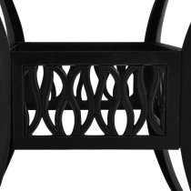 Charlton Aluminium Garden Bistro Table In Black