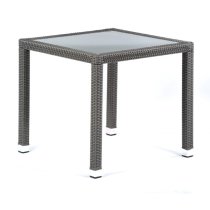 Onyx Outdoor Rattan Square Dining Table And 4 Armchairs