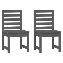 Belton Solid Wood Pine 4 Piece Garden Dining Set In Grey