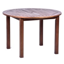 Danil Hardwood Dining Table Round And 4 Side Chairs