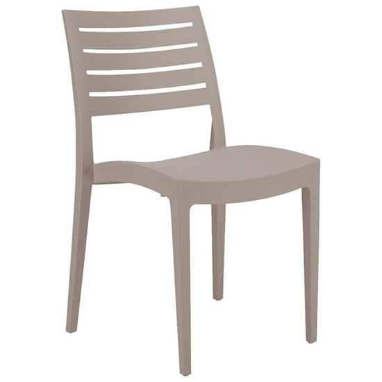 Marcel Polypropylene Firenze Arm Chair In Jute