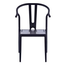 Matador Outdoor Aluminium Side Chair In Black