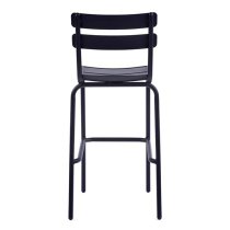 Adrianna Outdoor Aluminium Bar Chair In Grey