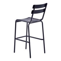 Adrianna Outdoor Aluminium Bar Chair In Grey