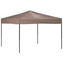 Truett Oxford Fabric 3m x 3m Folding Party Tent In Taupe