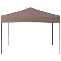 Truett Oxford Fabric 3m x 3m Folding Party Tent In Taupe