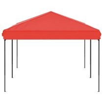 Truett Oxford Fabric 3m x 6m Folding Party Tent In Red