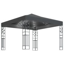 Jack 3m x 3m Gazebo In Anthracite With LED Lights