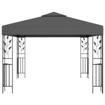 Jack 3m x 3m Gazebo In Anthracite With LED Lights