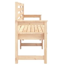 Dove Solid Wood Pine Garden Seating Bench Large In Natural