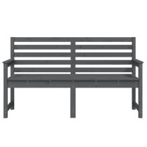 Dove Solid Wood Pine Garden Seating Bench Large In Grey