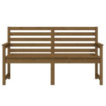 Dove Solid Wood Pine Garden Seating Bench Large In Honey Brown