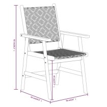 Corbin Medium Acacia Wood 7 Piece Garden Dining Set In Natural