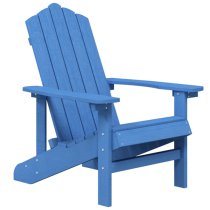 Clover HDPE Garden Seating Chair In Aqua Blue