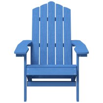 Clover HDPE Garden Seating Chair In Aqua Blue