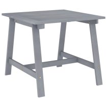 Salado Small Acacia Wood 3 Piece Garden Dining Set In Grey