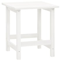 Adrius Solid Fir Wood Garden Chair With Table In White