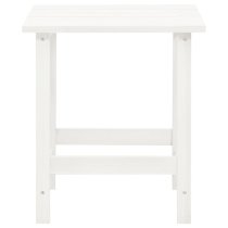 Adrius Solid Fir Wood Garden Chair With Table In White