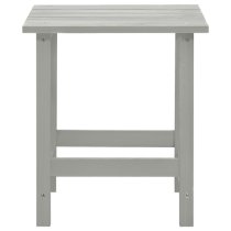 Adrius Solid Fir Wood Garden Chair With Table In Grey