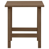 Adrius Solid Fir Wood Garden Chair With Table In Brown