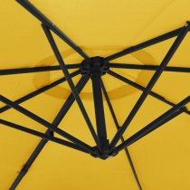 Fredrica Wall-Mounted Fabric Parasol In Yellow