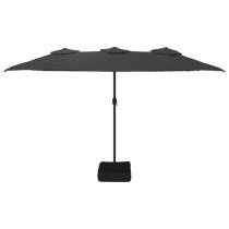 Fremont Double-Head Fabric Parasol In Anthracite