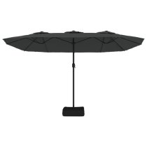 Fremont Double-Head Fabric Parasol In Anthracite