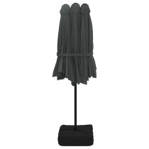 Fremont Double-Head Fabric Parasol In Anthracite