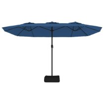 Fremont Double-Head Fabric Parasol In Azure Blue