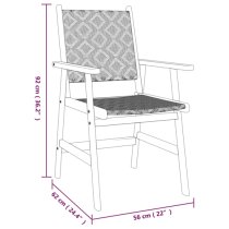 Galatia Solid Wood 5 Piece Round Garden Dining Set In Acacia