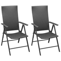 Sarnia Small Aluminium 3 Piece Garden Dining Set In Black