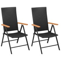 Sarnia Small Aluminium 3 Piece Dining Set In Black And Brown