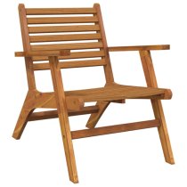 Bologna Solid Acacia Wood 3 Piece Bistro Set In Natural