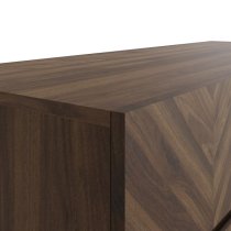 Cianna Wooden Sideboard With 3 Doors 3 Drawers In Royal Walnut