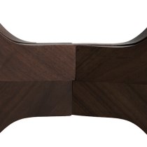 Adria Ceramic Console Table With Brown Walnut Legs