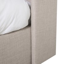 Allegro Fabric King Size Bed In Cashmere