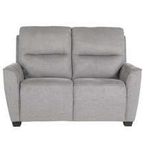 Carly Chenille Fabric 2 Seater Sofa In Natural