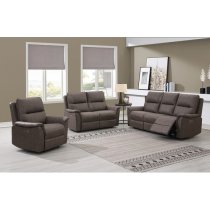 Kasen Fabric 2 Seater Sofa In Truffle