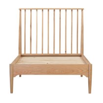 Javion Wooden Single Bed In Natural Oak