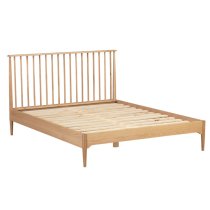 Javion Wooden King Size Bed In Natural Oak