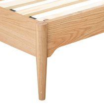 Javion Wooden King Size Bed In Natural Oak