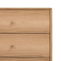 Javion Wooden Chest Of 6 Drawers In Natural Oak