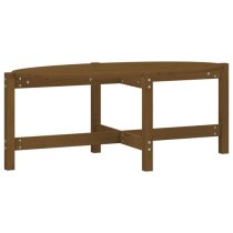 Laurel Solid Pine Wood Coffee Table In Honey Brown