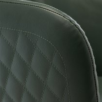 Ralph Faux Leather Dining Chair In Dark Green